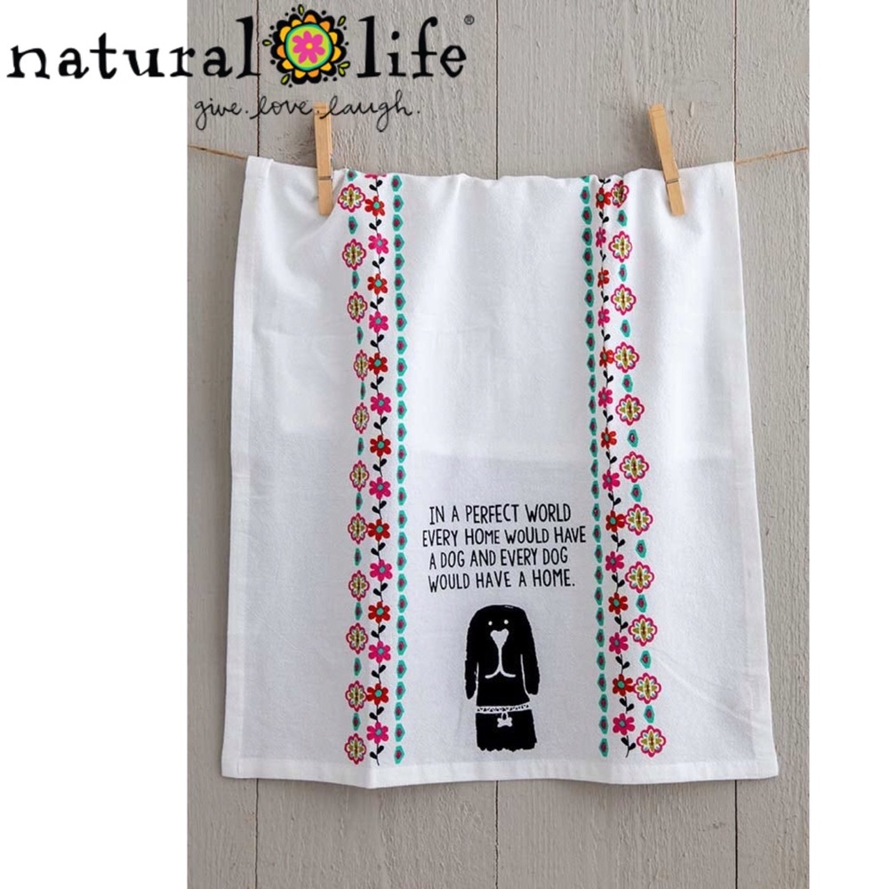 Natural Life Dog Flour Sack Towel